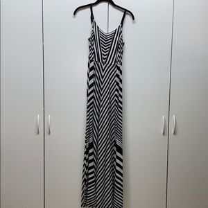long Anthropologie dress!